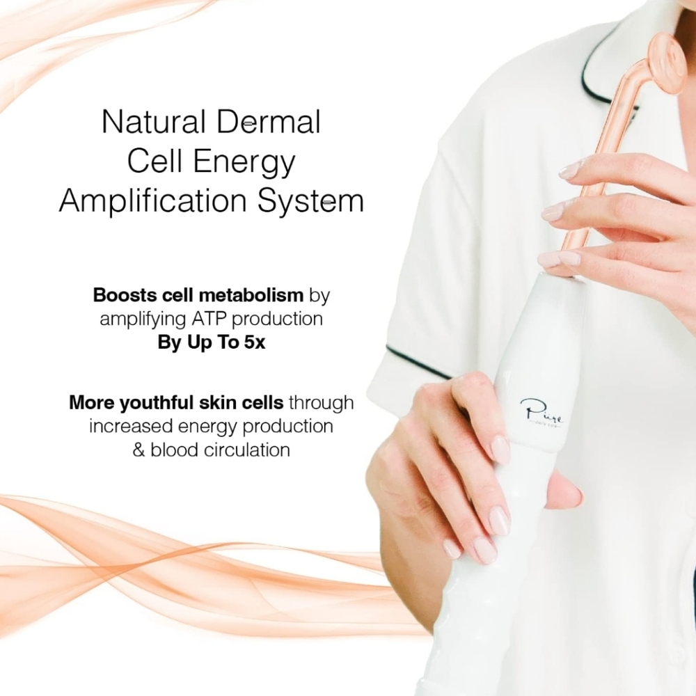 NuDerma Portable Handheld Skin Therapy Wand Machine w/Neon – Anti-Aging - Picture 7 of 7